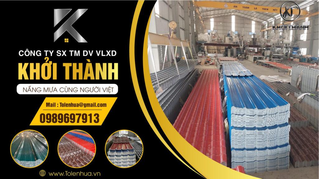 Sản xuất tôn nhựa 2023 – Tôn Nhựa Khởi Thành