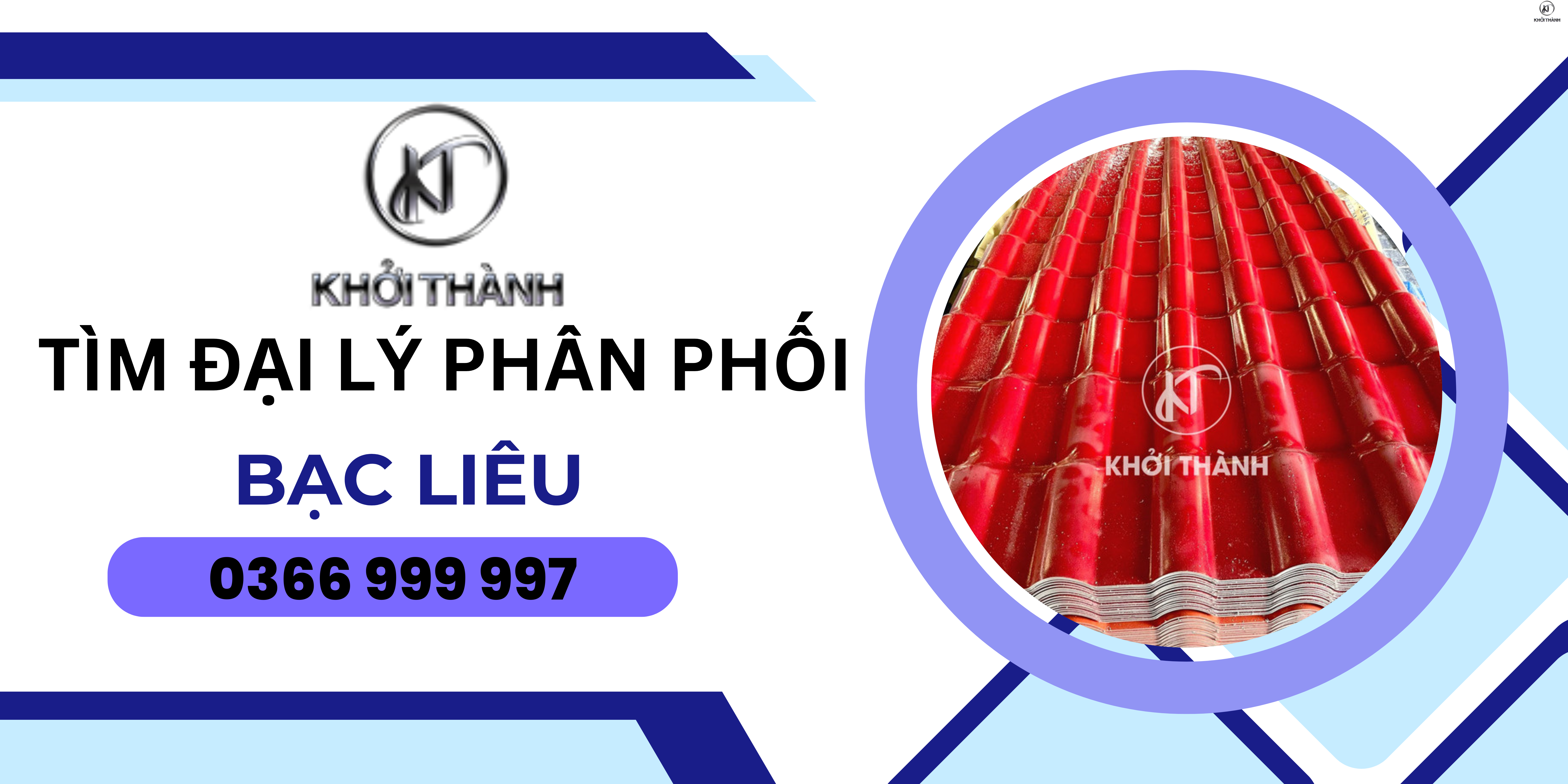 Tìm đại lí phân phối tôn nhựa tại Bạc Liêu